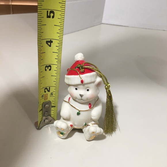 Lenox Very Merry Teddy Bear with Light Strand - Picture 5 of 5